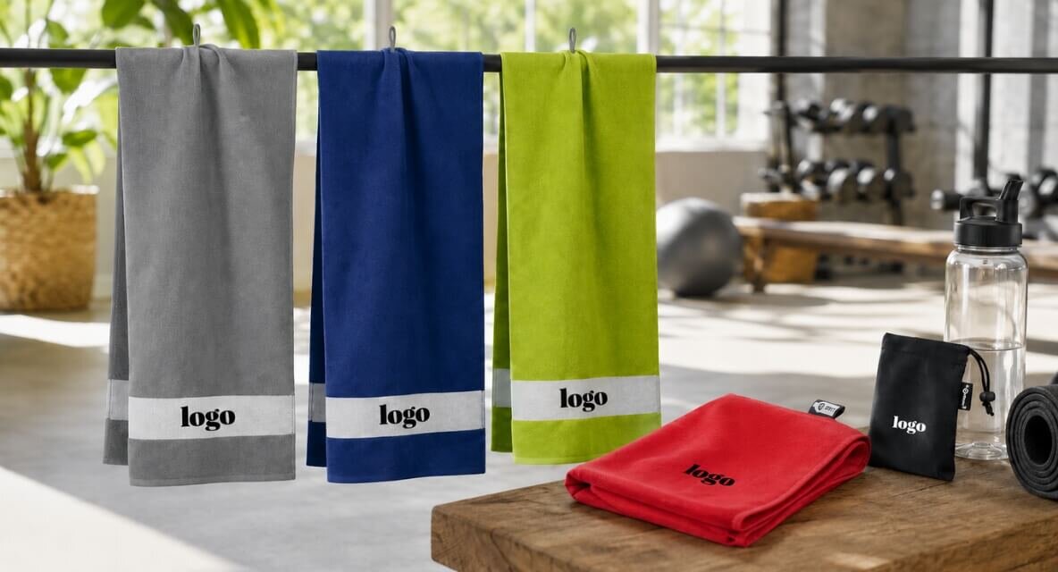 Serviettes de sport personnalisées